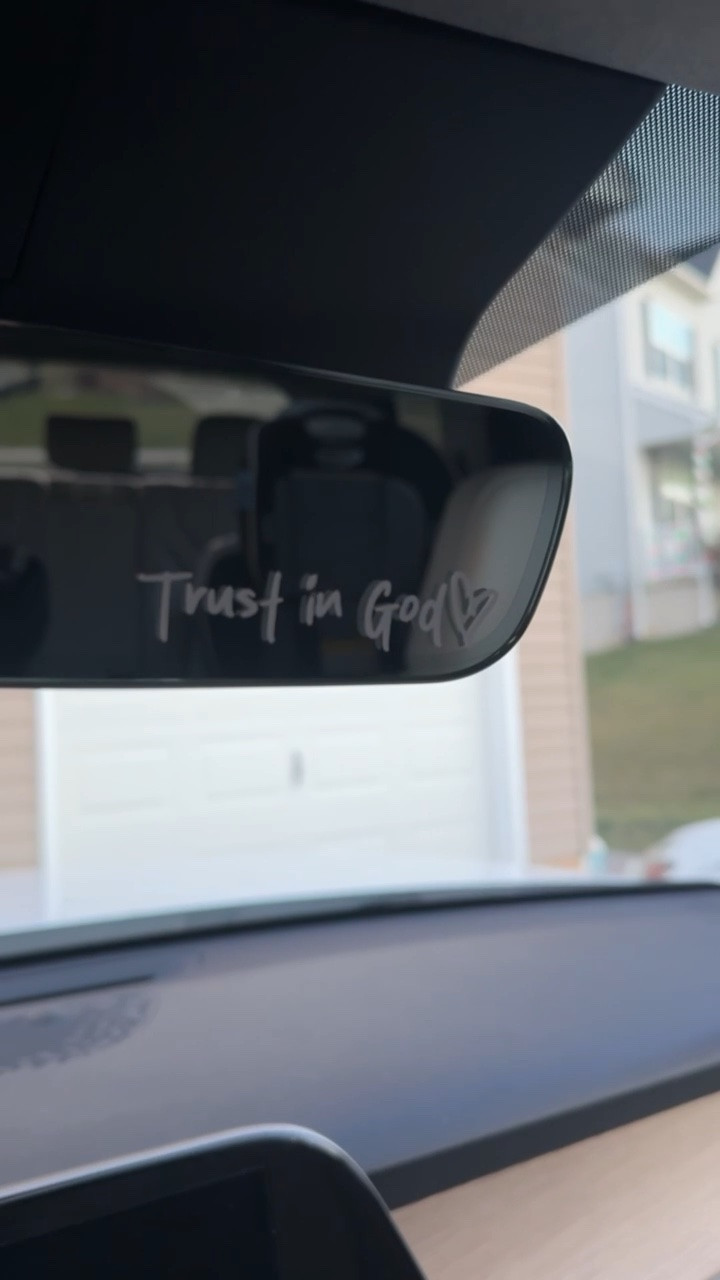 Etsy decal with a reminder for summer road trips - trust in God 💛

#LTKvlog #LTKTravel #LTKSeasonal