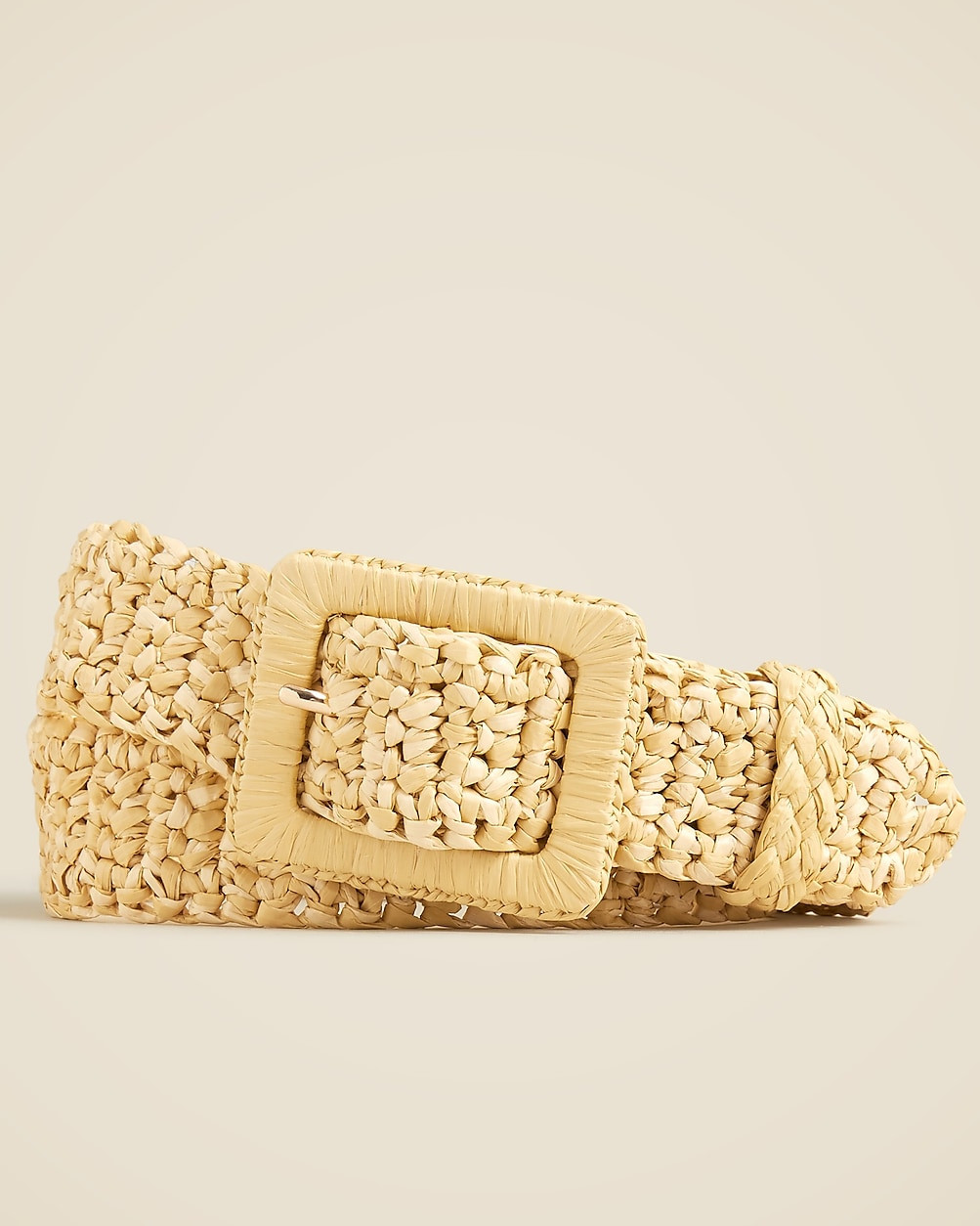 Woven square buckle belt | J. Crew US