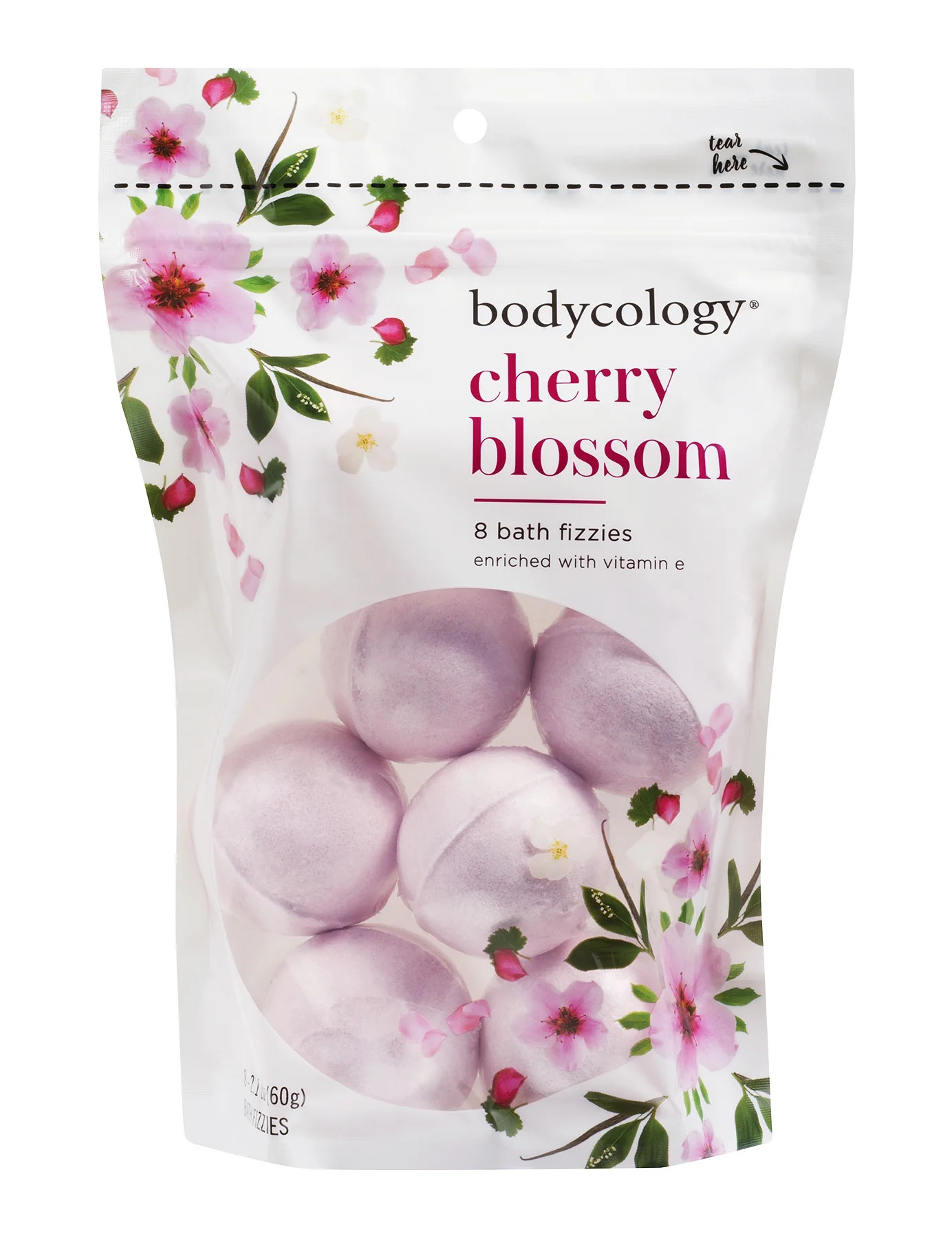 Bodycology Bath Fizzies, Cherry Blossom, 2.1 oz - 8 count | Walmart (US)