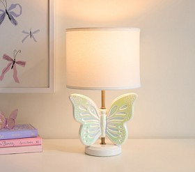 Iridescent Butterfly Table Lamp (17") | Pottery Barn Kids