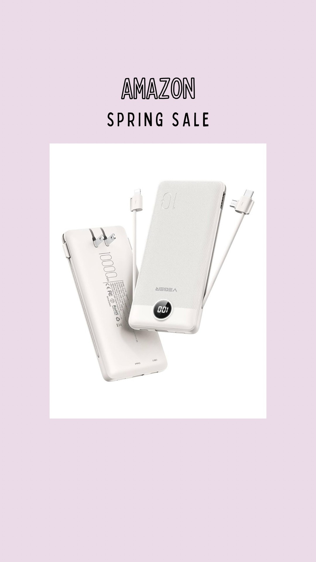 Portable phone charger 
Amazon spring sale finds
Amazon finds
Amazon prime 

#LTKTravel #LTKSaleAlert #LTKHome