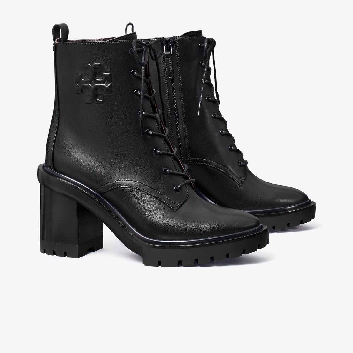 Double T Lug Boot: Women's Designer Ankle Boots | Tory Burch | Tory Burch (US)