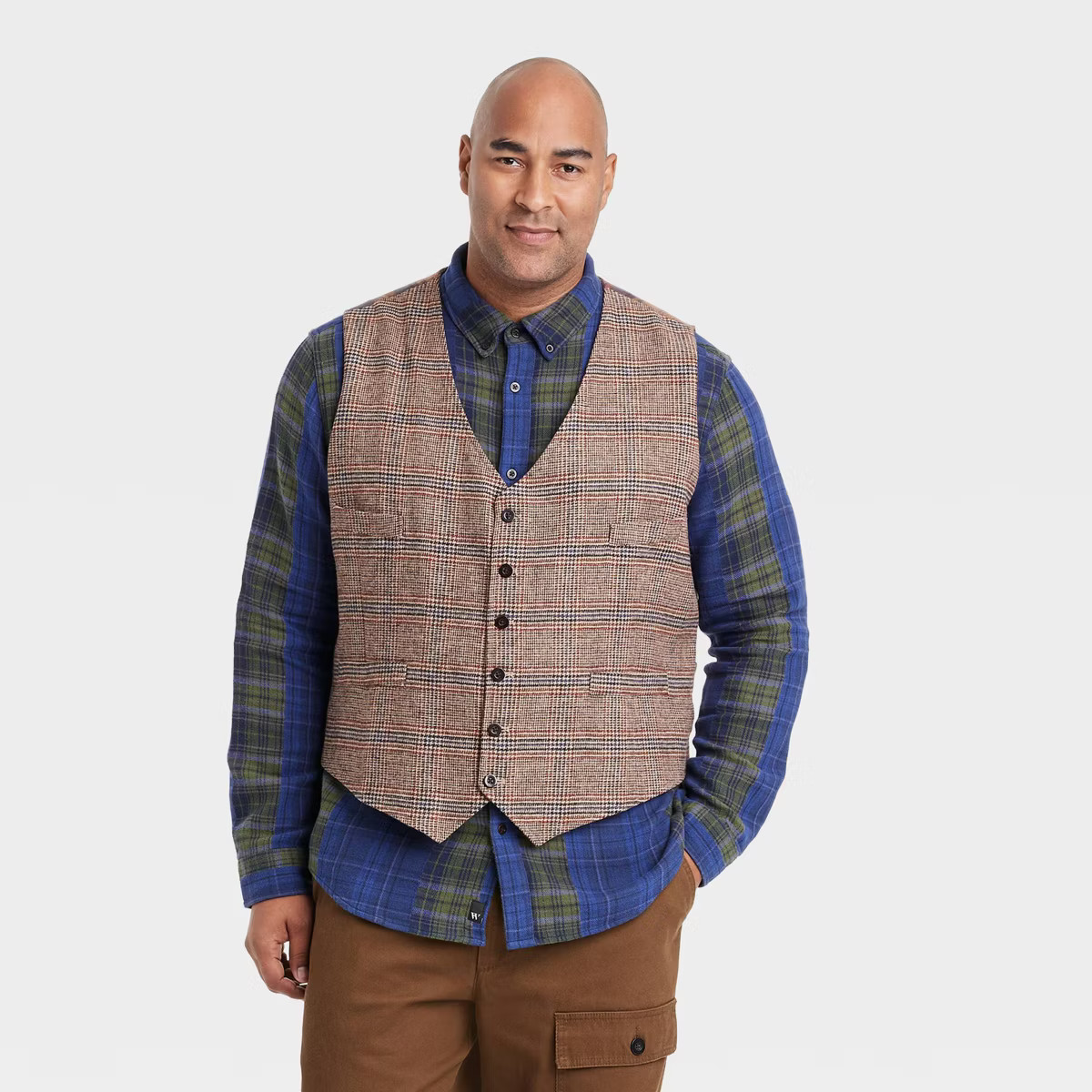 Houston White Adult Casual Fit Suit Vest - Brown | Target