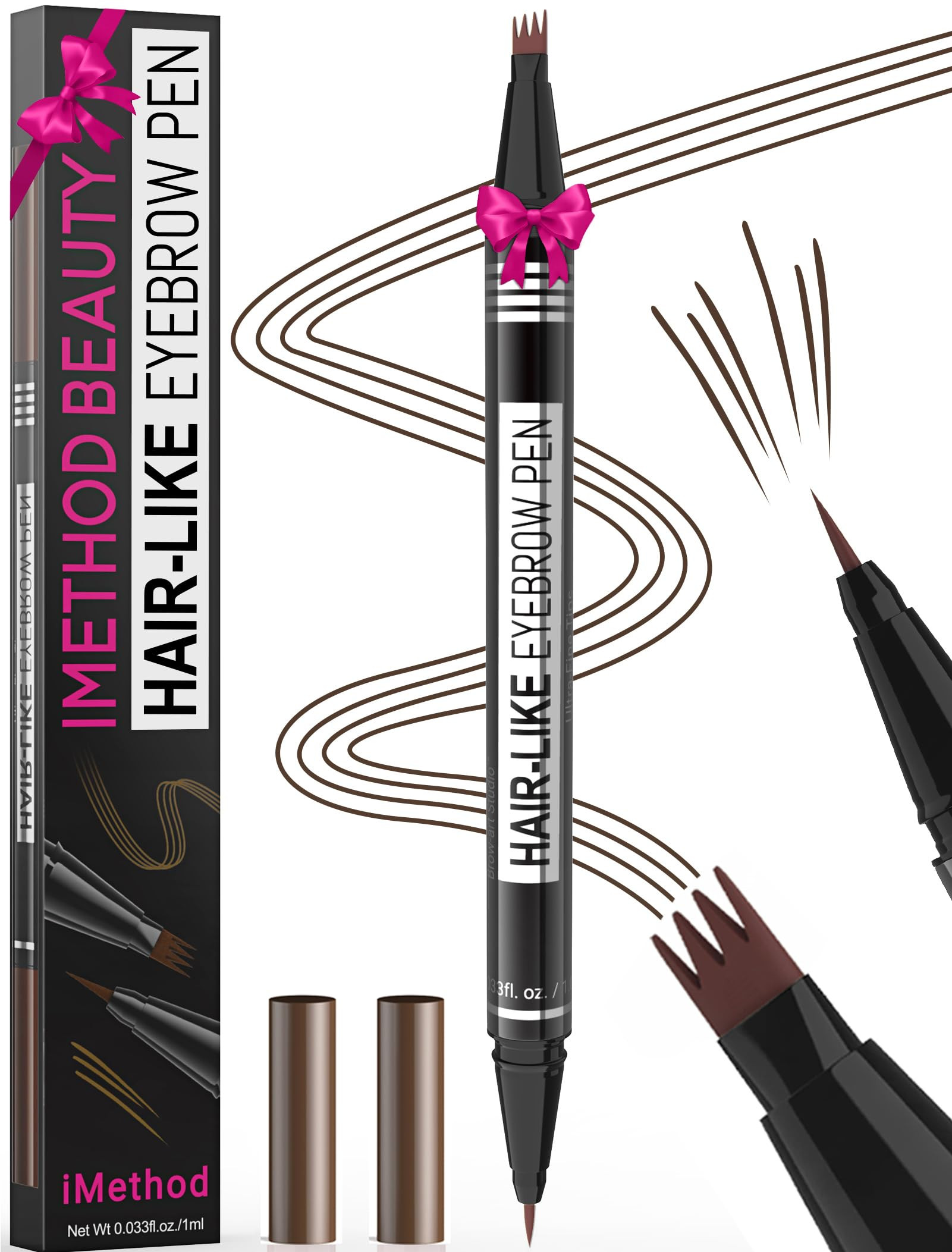 iMethod Microblading Eyebrow Pen - Eyebrow Pencil Magical 2-in-1 Dual-Ended Eye Brow Pencils for ... | Amazon (US)