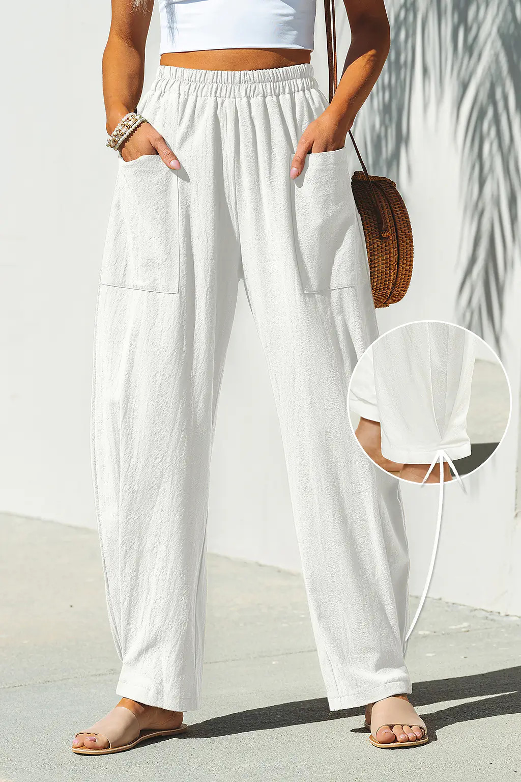 Seaside Escape White Pants | Laid-Back Style | Cupshe | Cupshe US