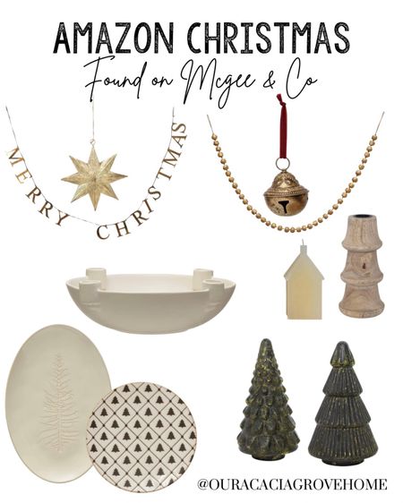 Amazon has great prices on the same Christmas decor from Mcgee & Co! It’s never too early to start getting ready for Christmas! 😉

#LTKHoliday #LTKhome #LTKSeasonal