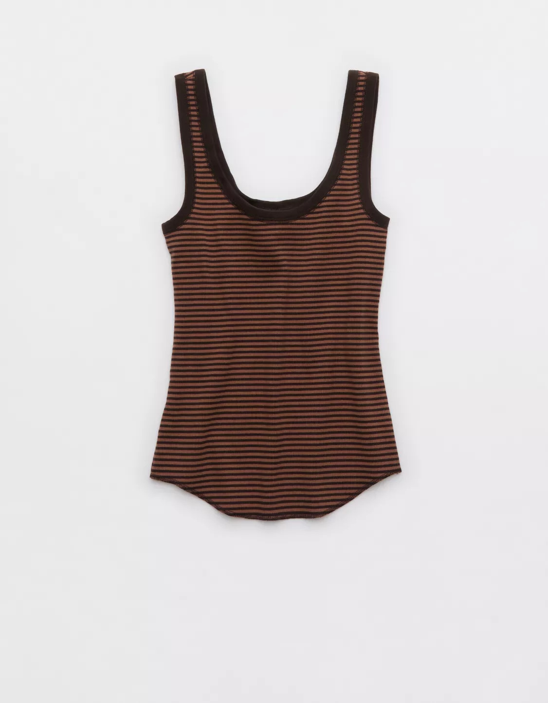 Aerie Ribbed Scoop Neck Tank Top | Aerie