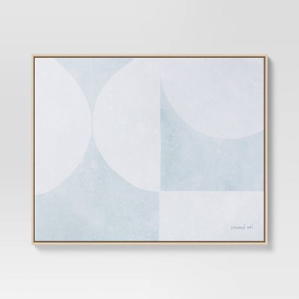 30&#34; x 24&#34; Shapes Framed Wall Canvas Blue - Threshold&#8482; | Target