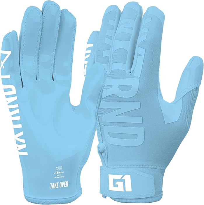 Nxtrnd G1 Youth Football Gloves, Kids Sticky Receiver Gloves | Amazon (US)
