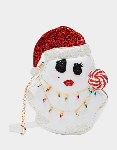 KITSCH ALL I WANT IS BOO CROSSBODY WHITE | Betsey Johnson