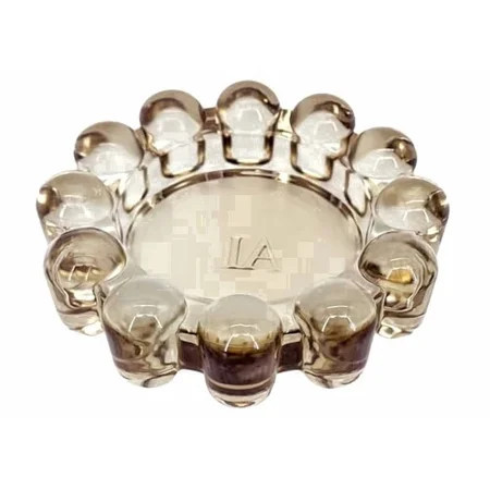 Alice Lane Original Bubble Candle Dish – Amber – Chic Glass Candle Dish for Home Decor – Decorative Modern Candle Holder for Small Candles & Diffusers | Walmart (US)