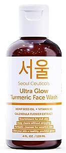 Korean Skin Care Turmeric Sensitive Skin Face Wash Cleanser – Korean Skincare Beauty Products K... | Amazon (US)