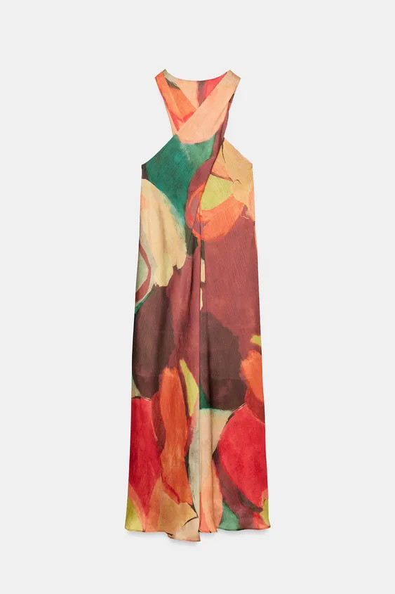 PRINTED MAXI DRESS | Zara US