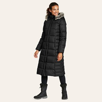 Women's Lodge Down Hooded Duffle Coat | Eddie Bauer - US