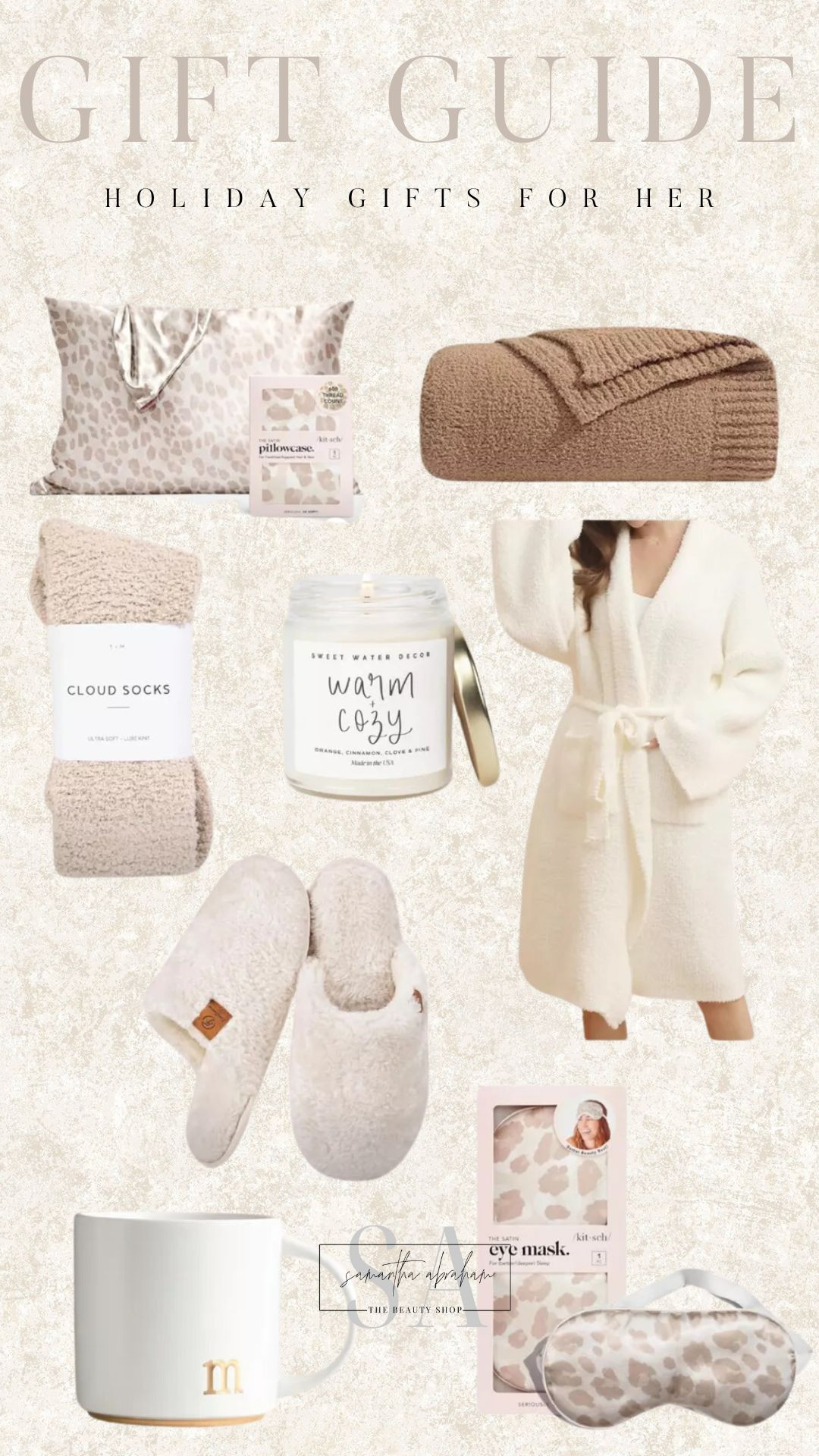 Holiday Women's Gift guide for the cozy gal 🤎 
gift guide | women’s gift guide | amazon gift guide | moms gift guide | wife gift guide | girlfriend gift guide | cozy gal | cozy gift guide | amazon fashion | amazon finds | amazon gifts | holiday finds | holiday gift guide Sale | Cozy socks | cozy slippers | cozy robe | cozy blanket | gift ideas | gifts for her | womens gifts | amazon gifts | amazon gift guide 

 #LTKGiftGuide #LTKHoliday #LTKSeasonal