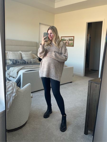 Nordstrom Sale! This sweater is on major sale! Wearing a small and perfect if you have a baby bump! 

Extremely soft and not scratchy.

#LTKbump #LTKCyberWeek #LTKSeasonal