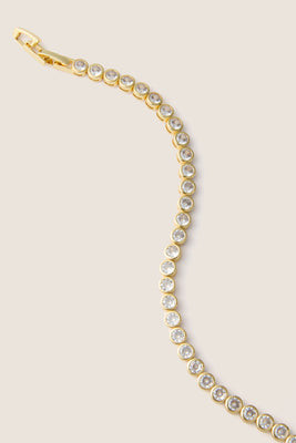 Gold Bezel Tennis Bracelet | Tuckernuck (US)