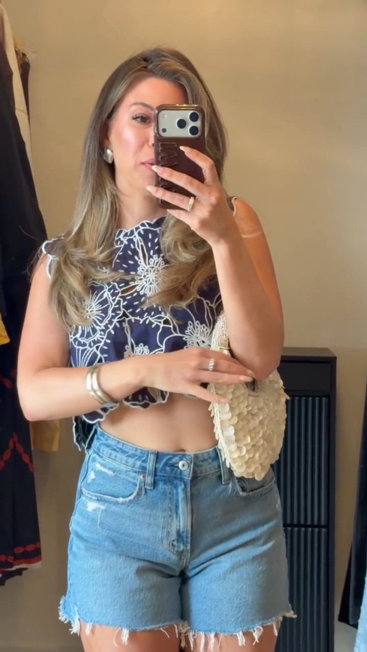 Abercrombie dad cut off shorts styled with farm rio top for everyday wear 

i sized up to a 27
& did my normal size small in tops

divi: emerson15

Casual everyday
Denim shorts
Summer looks
Brunch
Shopping
Sight seeing
Vacation 

#LTKDENIM


#LTKdayinmylife #LTKTravel #LTKootd