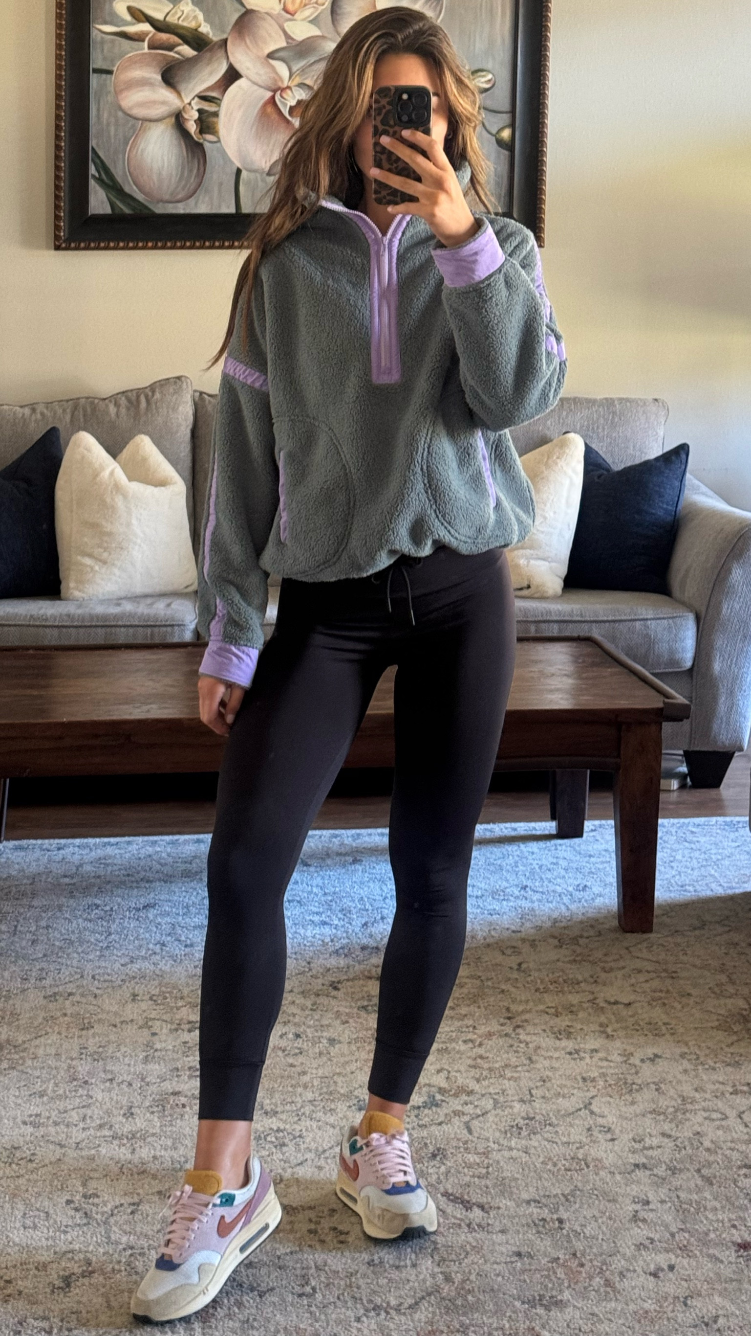 This Sherpa pullover is everything! It’s so warm and all of the color options are amazing! Wearing a size small top and XXS/XS bottoms! 

#LTKFitness #LTKActive #LTKFindsUnder50