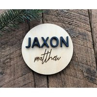 Custom Wood Baby Name Sign, Personalized Birth Announcement Plaque, Newborn Photo Prop, Shower Gift, | Etsy (US)