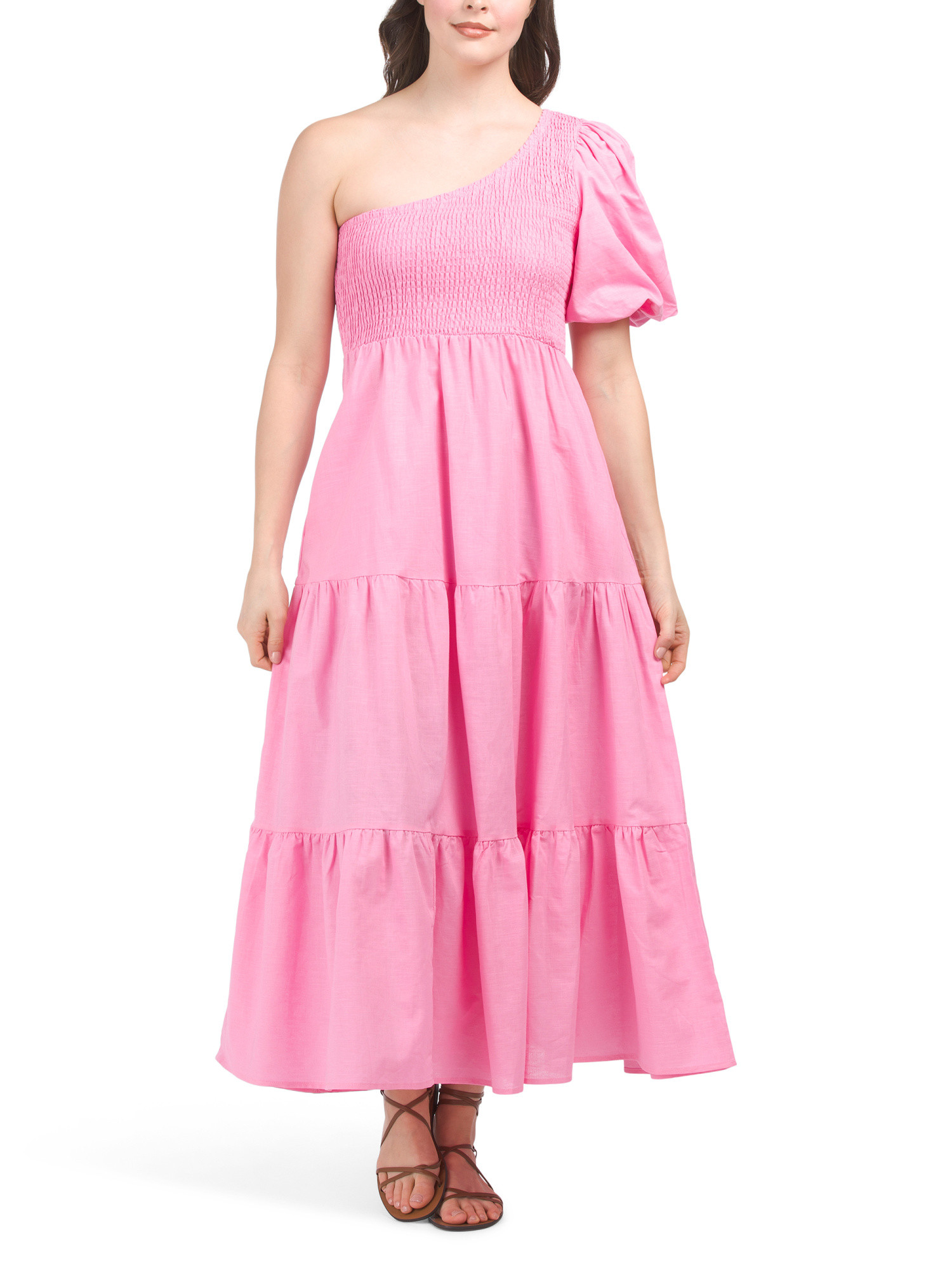 Linen Blend Maxi Dress | Casual Dresses  | Marshalls | Marshalls