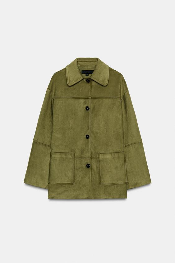 Z1975 CONTRAST SHORT DENIM JACKET | Zara US