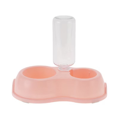 Unique Bargains Non-slip Dog Bowls 1 Pc Pink | Target