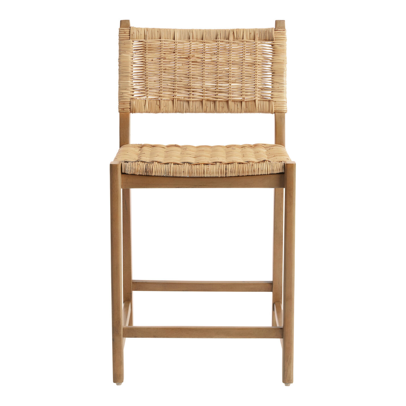 Amolea Wood and Rattan Counter Stool | World Market