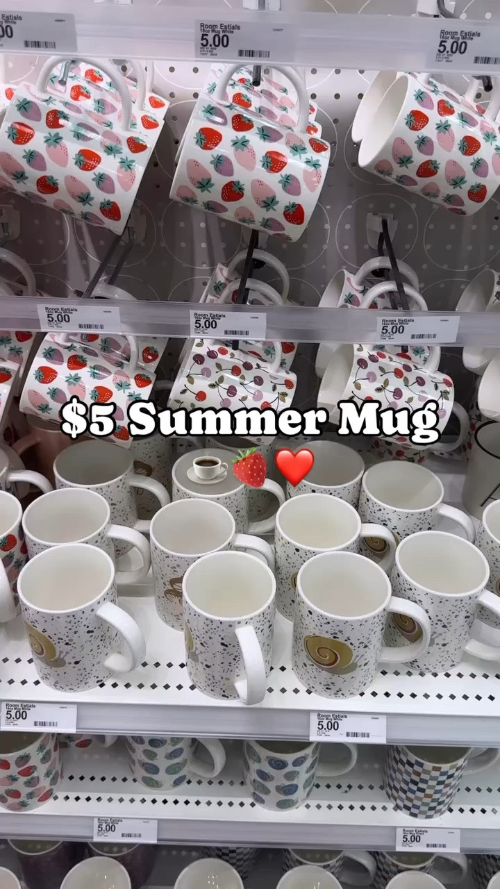 Adorable new summer mugs available at Target! Only $5! 