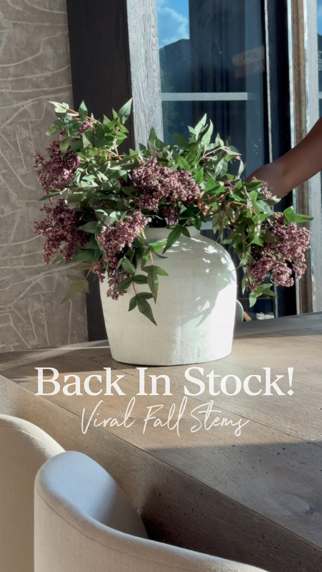 🌿 These viral stems are finally back in stock after always selling out—and they’re absolutely gorgeous! ✨ Tip: gently separate the branches and use a blow dryer on low heat to fluff the leaves for that perfect, full look. 

🛒 I’ve linked the exact stems so you can grab them before they sell out again!

#LTKFallSale #LTKHome #LTKStyleTip