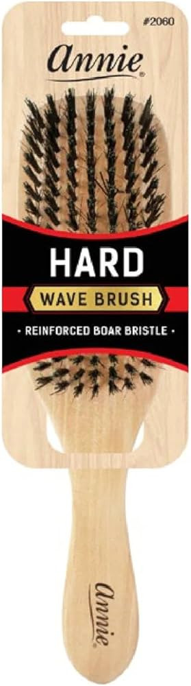 Amazon.com : Annie Hard Wave Boar & Nylon Bristle Brush Light Brown : Hair Brushes : Beauty & Per... | Amazon (US)