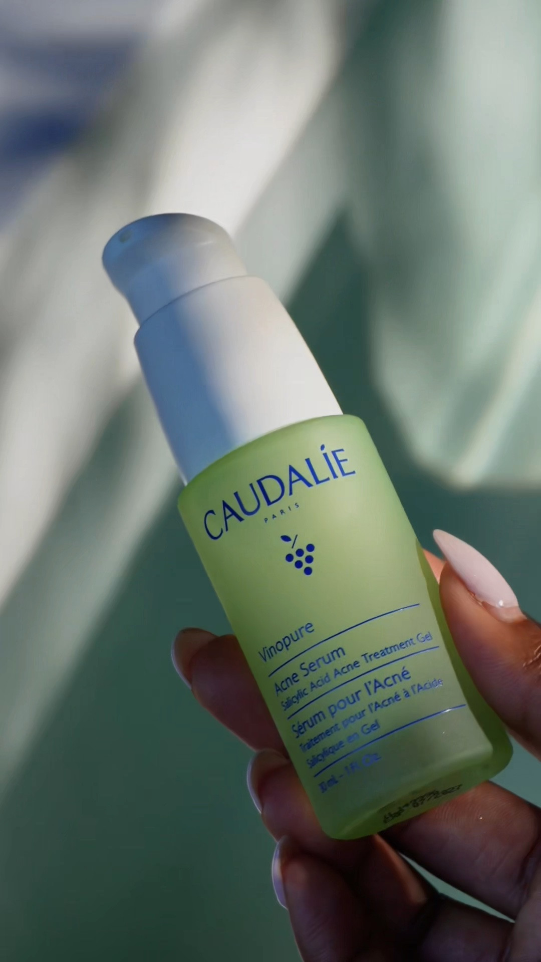 Hormonal breakouts + dry, sensitive skin? @Caudalie Vinopure Acne Serum helps treat and prevent all types of acne while supporting my skin barrier. It’s lightweight, gentle, and a staple in my routine 💚 #caudalie #acneserum #sensitiveskin #dallasbeautyblogger #dallascontentcreator