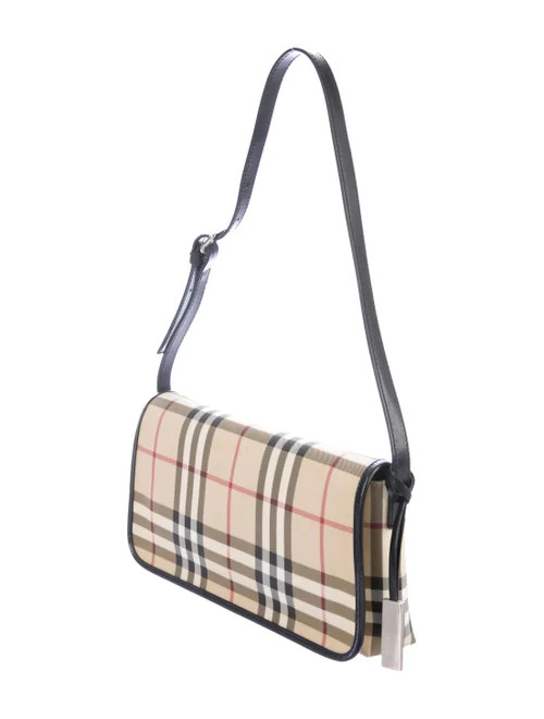 Burberry London Nova Check Shoulder Bag - Handbags -
          WBURL49106 | The RealReal | The RealReal