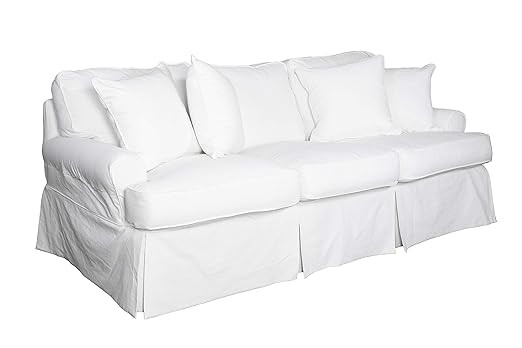 Sunset Trading SU-117600SC-423080 Horizon Sofa - Slip Cover Set Only - Warm White | Amazon (US)