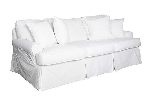 Sunset Trading SU-117600SC-423080 Horizon Sofa - Slip Cover Set Only - Warm White | Amazon (US)
