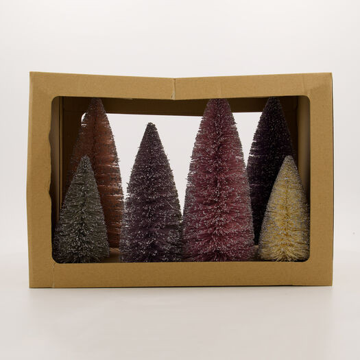 Eight Pack Multicolour Christmas Tree Decoration Set 27x38cm | TK Maxx