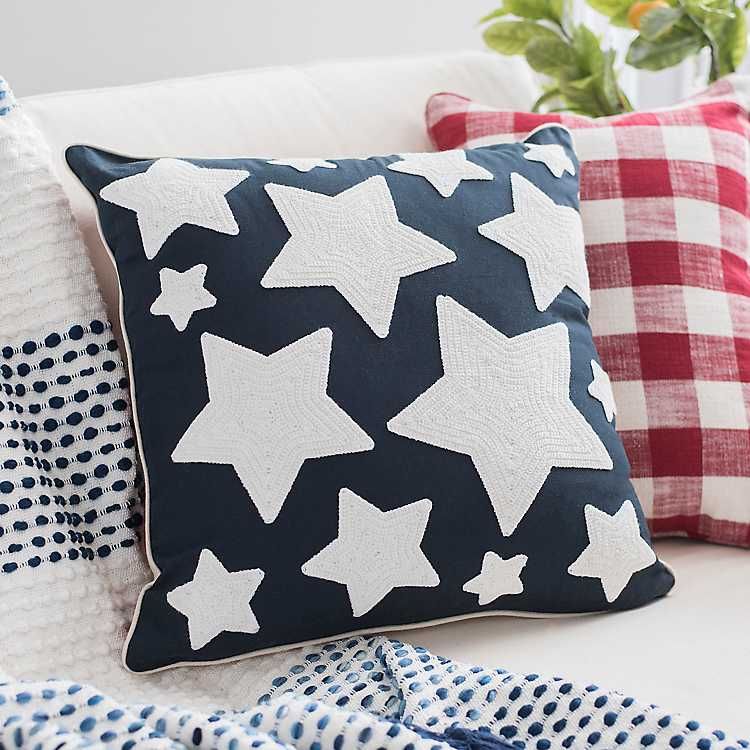 Stars and Stripes Reversible Pillow | Kirkland's Home