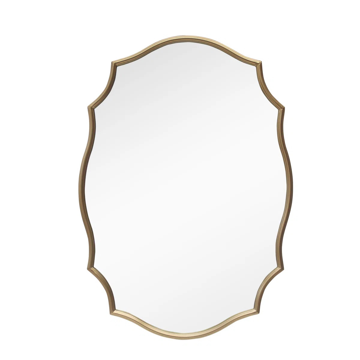 Eliahna Metal Flat Wall Mirror | Wayfair North America