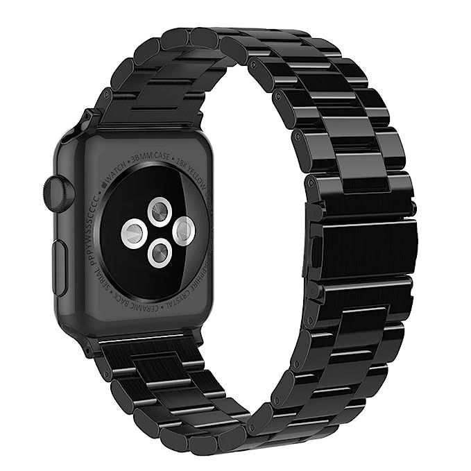 Simpeak Stainless Steel Band Strap Compatible Apple Watch 38mm 40mm Series 1 Series 2 Series 3 Ap... | Amazon (US)