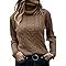 Langwyqu Womens' Turtleneck Long Sleeve Cable Knit Sweaters       Send to Logie | Amazon (US)