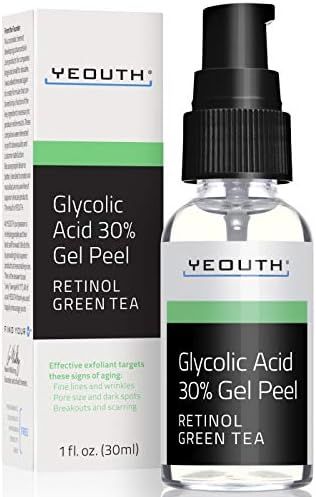 Amazon.com: Glycolic Acid Peel 30% Professional Chemical Face Peel with Retinol, Green Tea Extrac... | Amazon (US)
