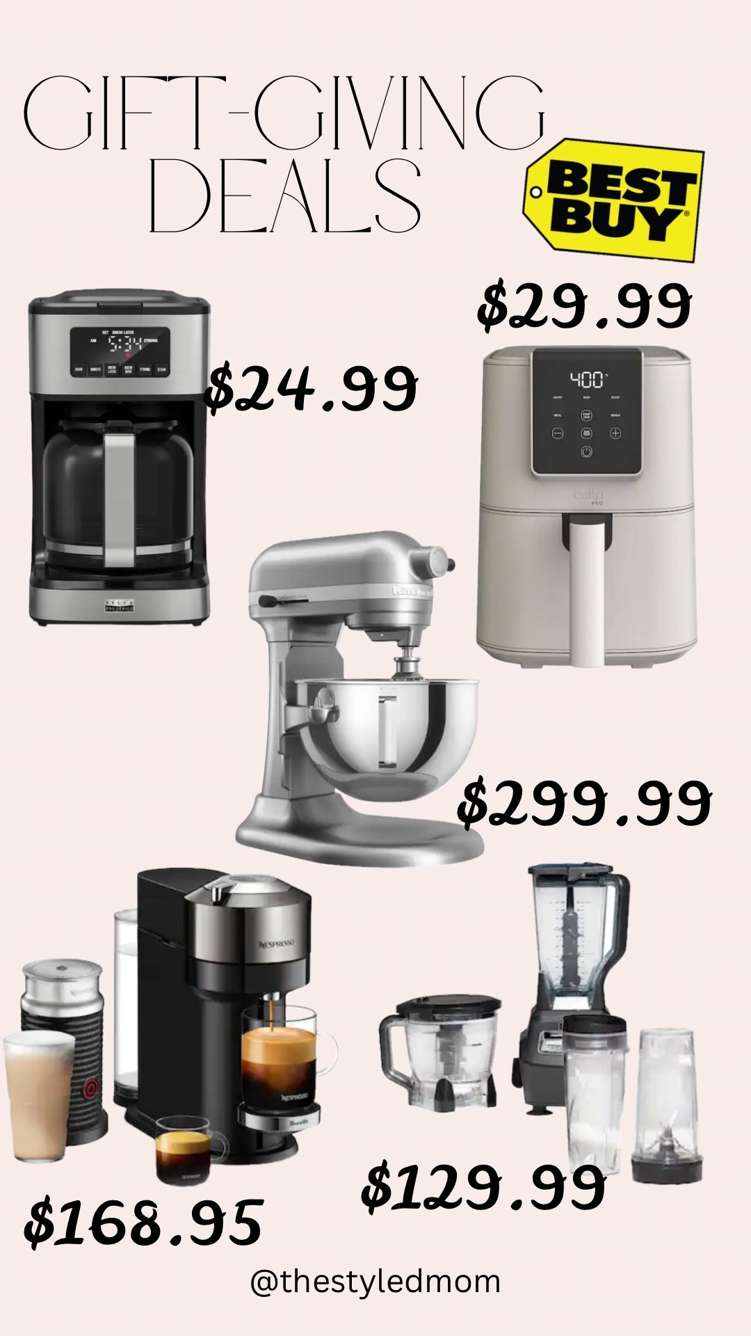 Some amazing deals on small appliances to gift at Best Buy today! #12daysofltk

#LTKHoliday #LTKSaleAlert #LTKGiftGuide