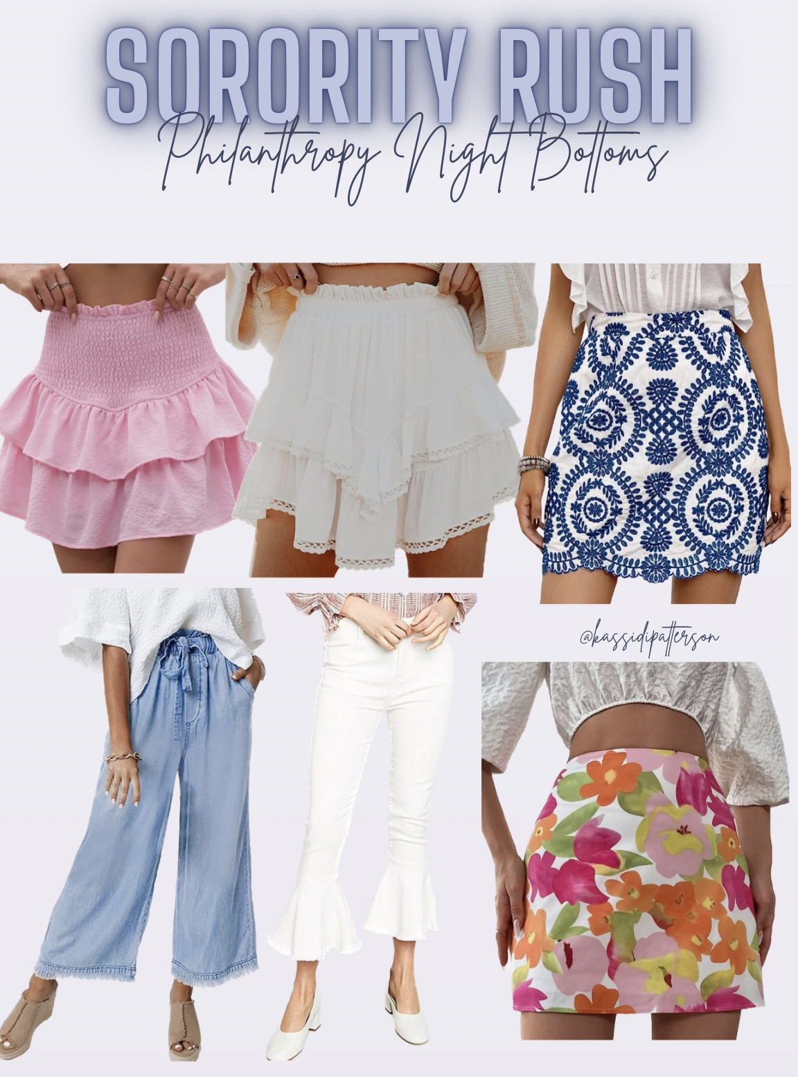 Sorority rush, sorority recruitment, philanthropy round, sorority skirts, preppy style

#LTKU #LTKFind #LTKBacktoSchool