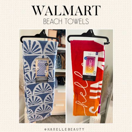 Walmart beach towel finds. Better Home & Gardens l and Mainstay beach towels. 

#LTKTravel #LTKSeasonal #LTKSwim