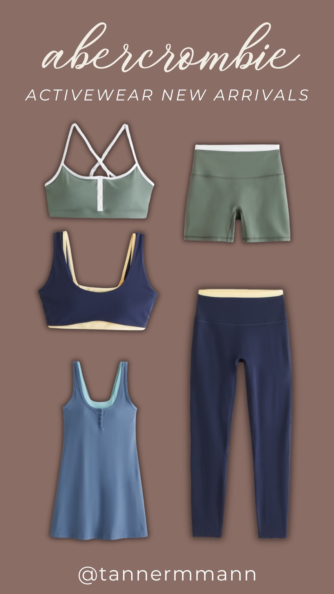 Abercrombie active new arrivals ￼

#LTKfitnessgoals #LTKActive