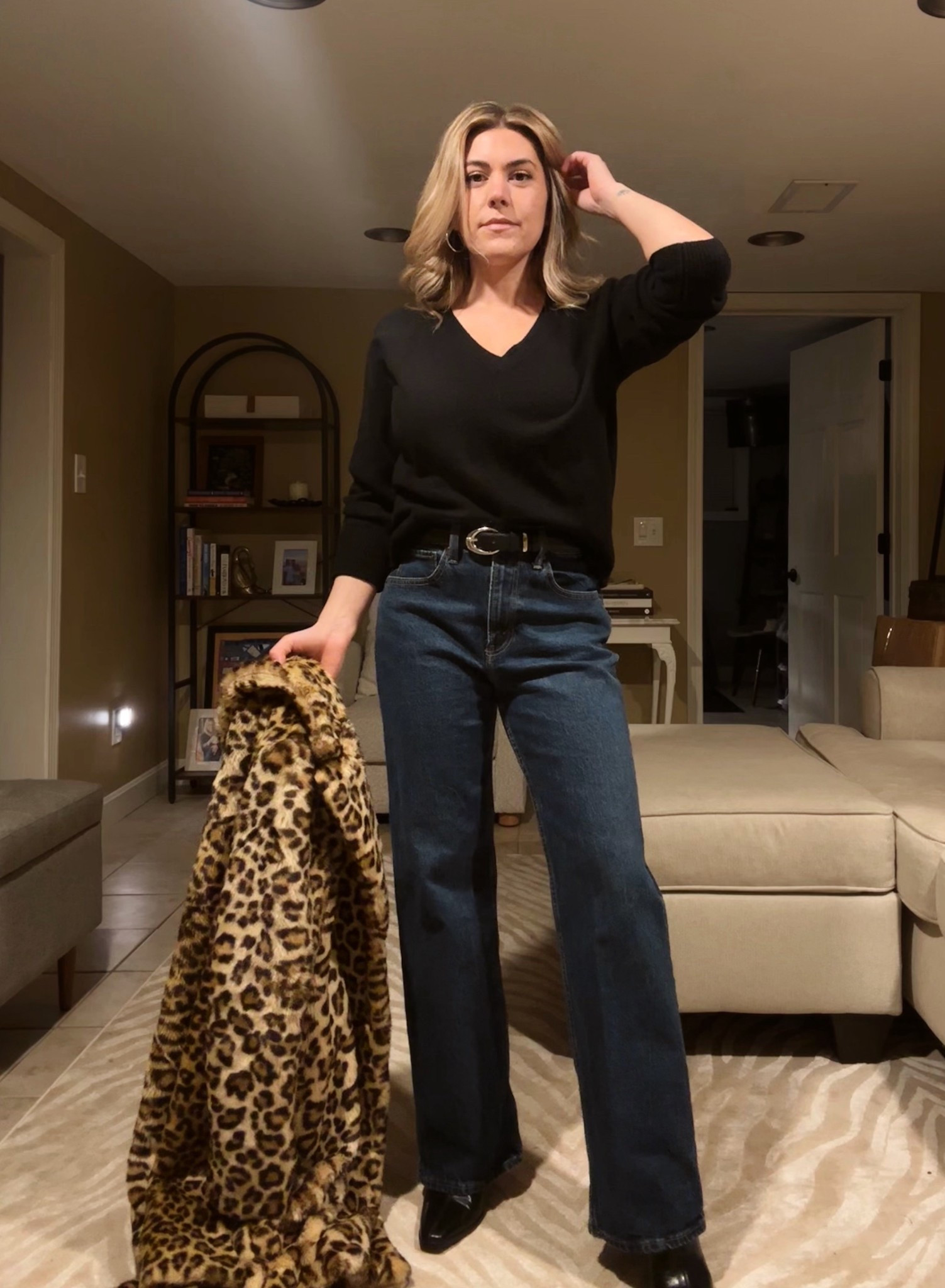 Girls Night Out 
Casual date night outfit
Leopard

#LTKootd #LTKSeasonal #LTKPetite