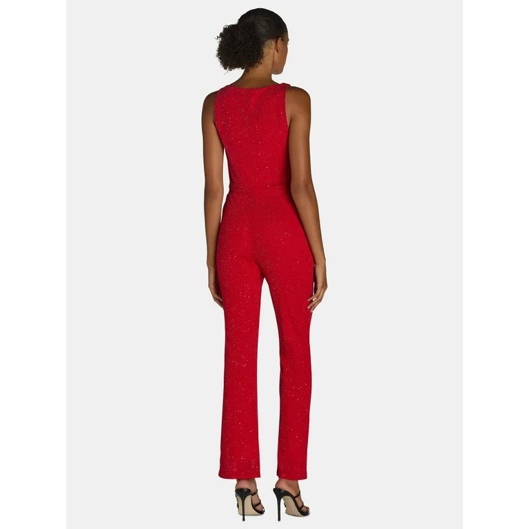 Madden NYC Women’s and Women’s Plus Sparkle Tank Top and Flare Pants Set, 2-Piece, Sizes XXS-... | Walmart (US)