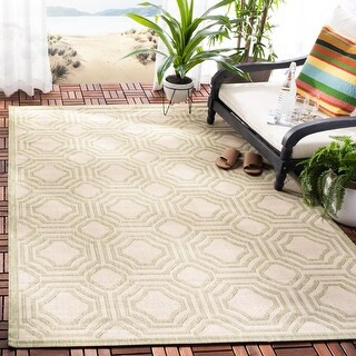 SAFAVIEH Courtyard Jeannine Indoor/ Outdoor Patio Backyard Rug | Bed Bath & Beyond