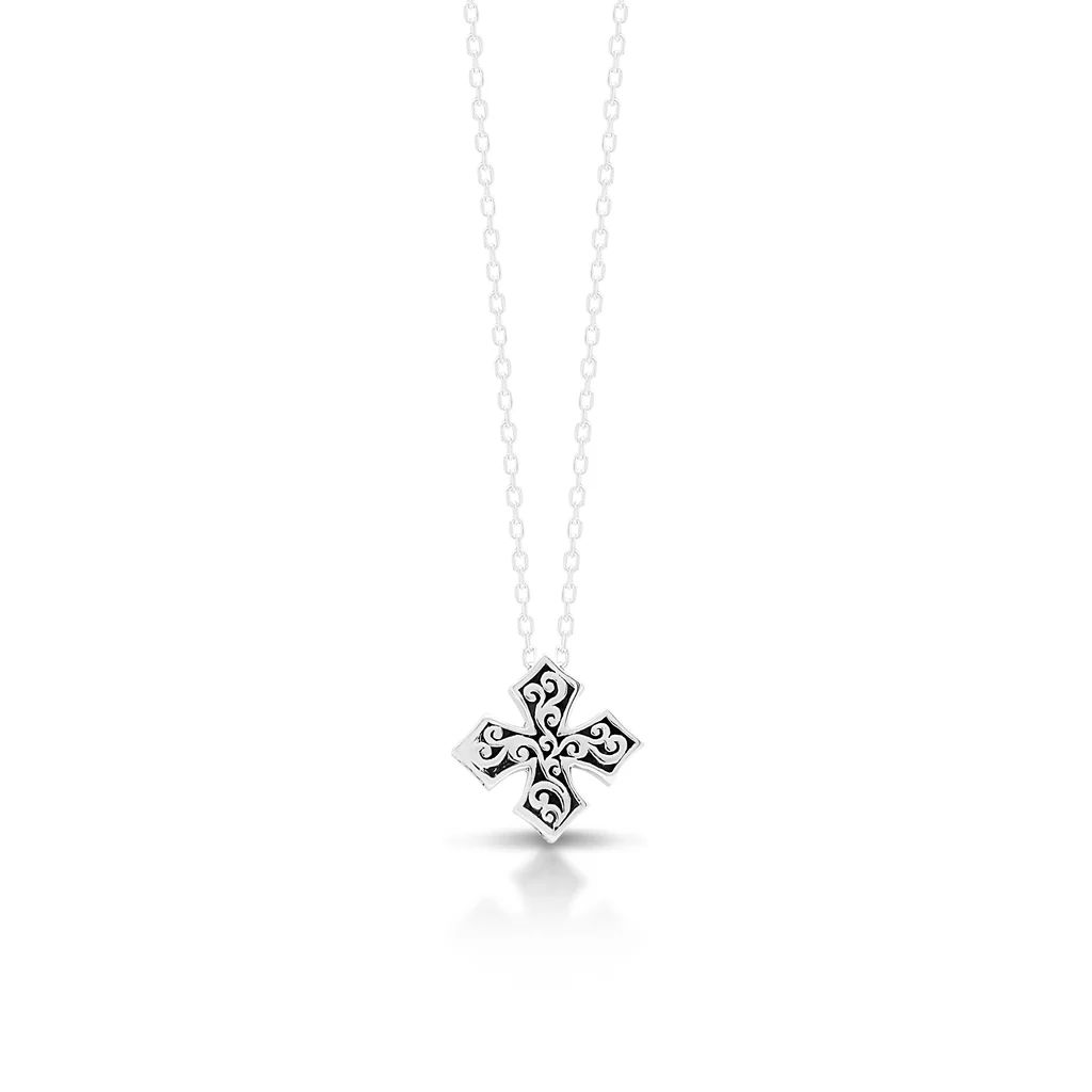 Mini Maltese Cross Pendant Necklace | Lois Hill Designs LLC