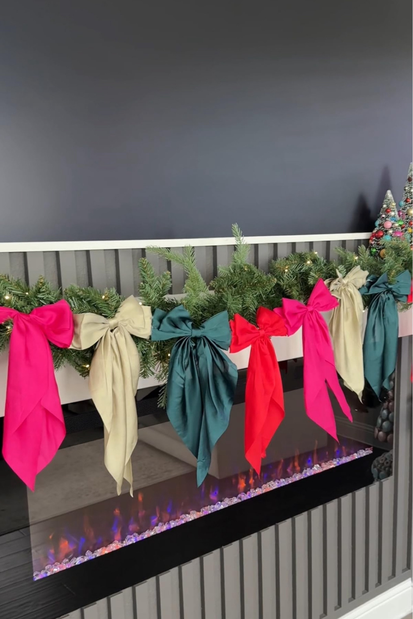DIY bow garland wreath!! I ironed and hot glued these together! So simple and easy. 

Look for less, affordable, Amazon, bows, unique, trending, Pinterest, garland, fun

#LTKHoliday #LTKParties #LTKSeasonal